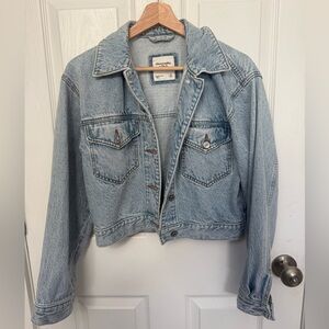 Abercrombie & Fitch Light Blue Jean Jacket Womens Size XS | New without tags